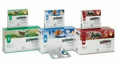 PROFENDER SPOT ON SOLUCION GATOS 14 ML Envases con 20 pipetas: