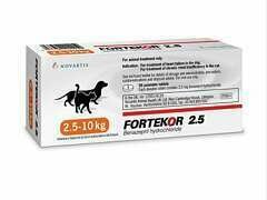 FORTEKOR  ALIMENTO COMPLEMENTARIO PARA PERROS GATOS   FORTEKOR Sabor 5 mg 28 comprimidos