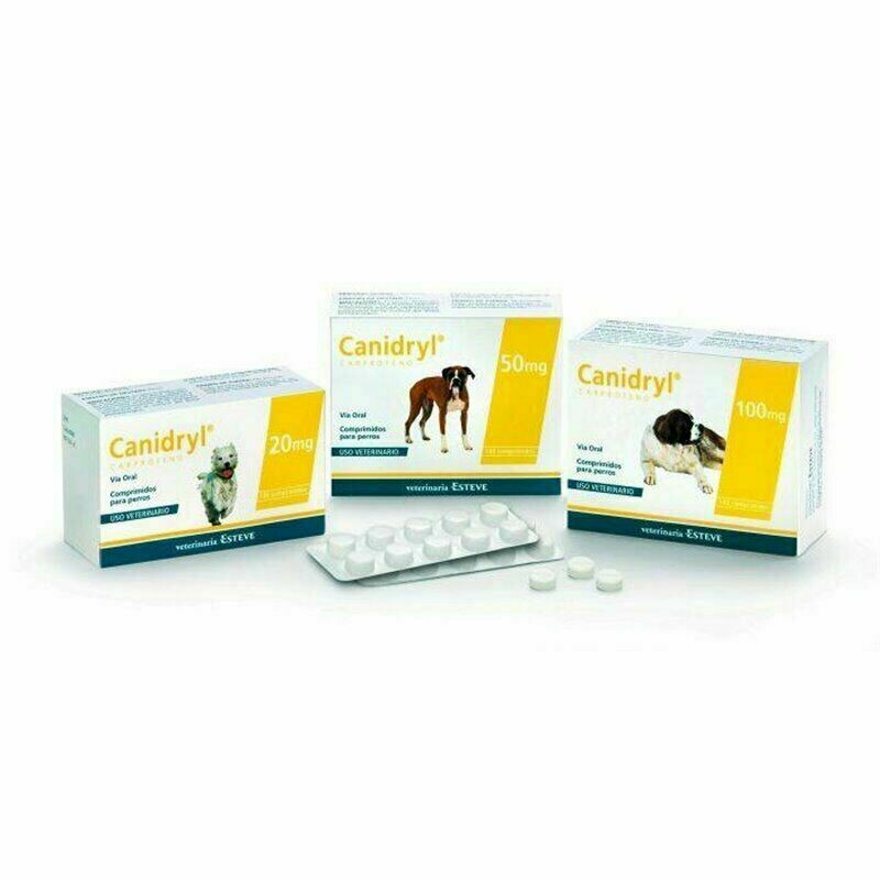 CANIDRYL ALIMENTO COMPLEMENTARIO PARA PERROS 100 MG 140 COMPRIMIDOS