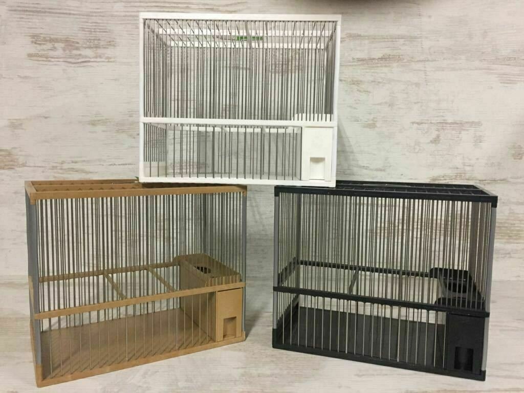 Jaula especial para Pinzon en Acero Inoxidable MARRON