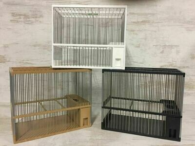 Jaula especial para Pinzon en Acero Inoxidable MARRON