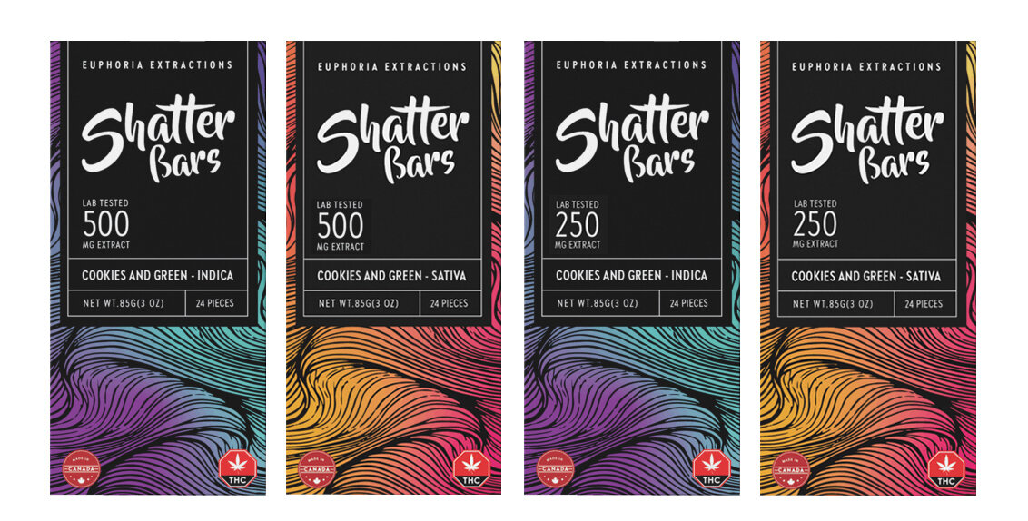 Euphoria Extractions Cookies and Green Shatter Bar
