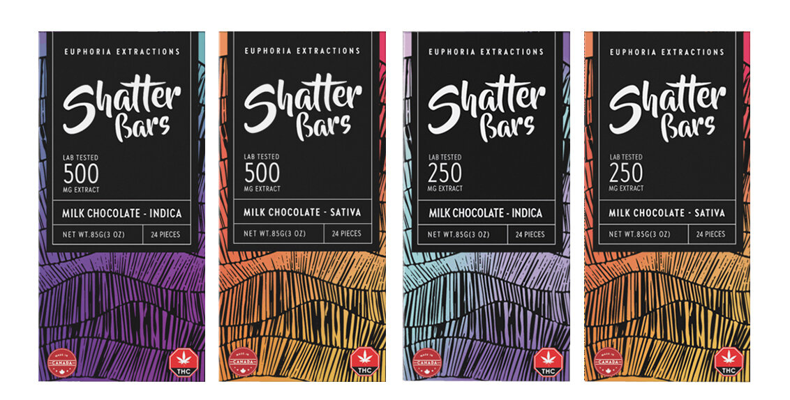 Euphoria Extractions Milk Chocolate Shatter Bar