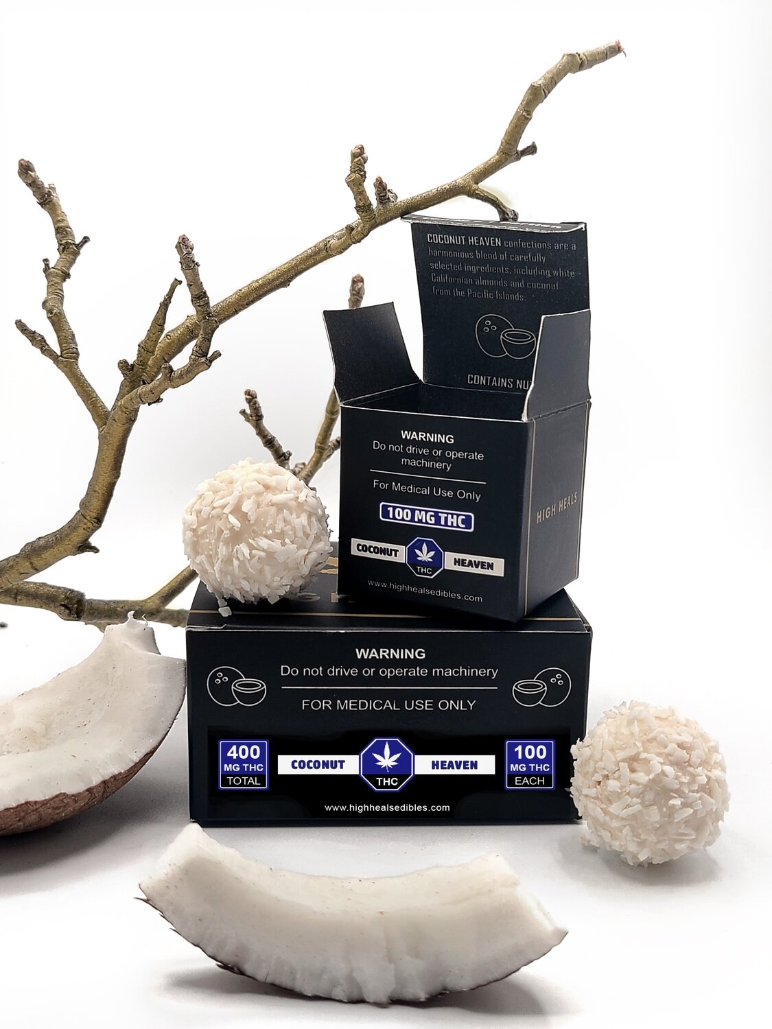 High Heals Edibles - Coconut Heaven - THC Candy