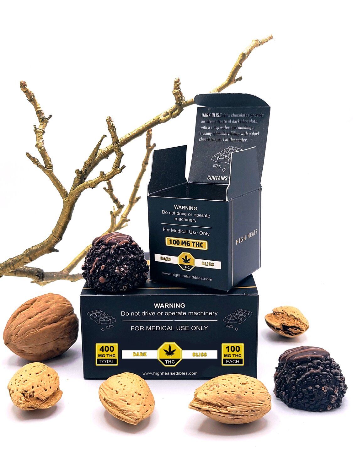 High Heals Edibles - Dark Bliss - THC Candy