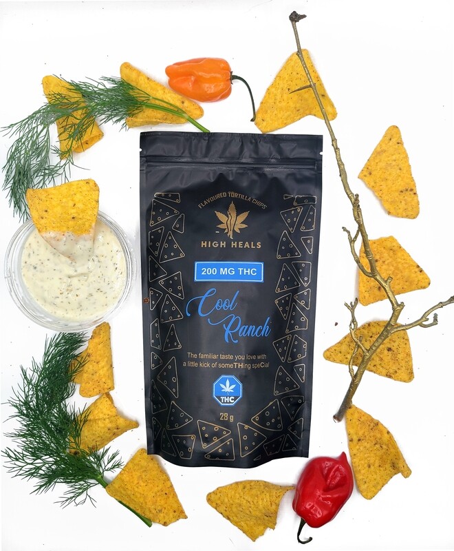 High Heals Edibles THC Chips - Cool Ranch
