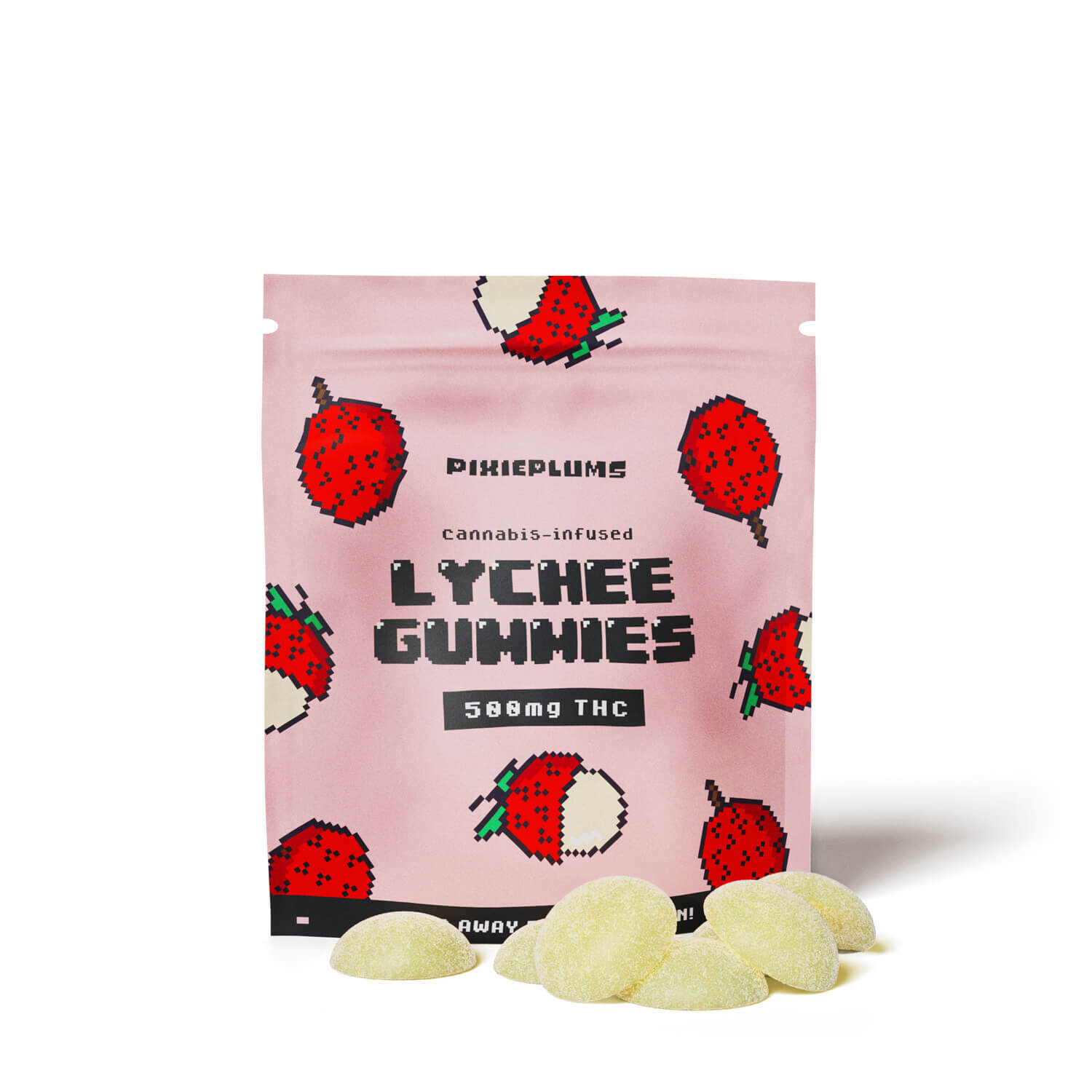 Pixieplums Lychee Gummies - 500 MG