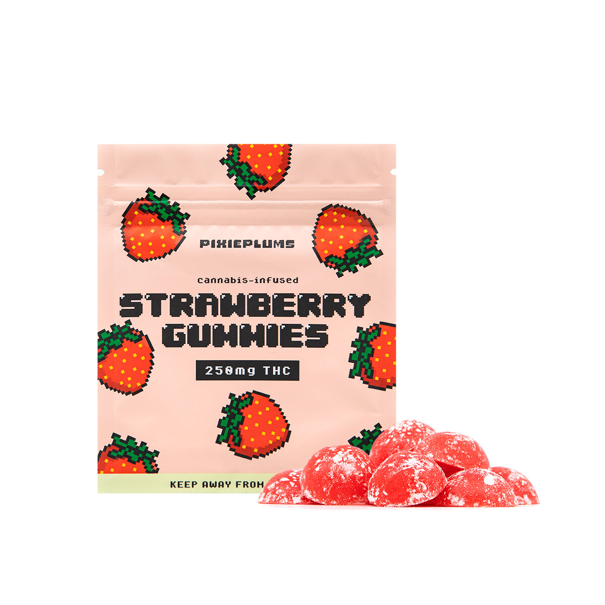 Pixieplums Strawberry Gummies - 250 MG