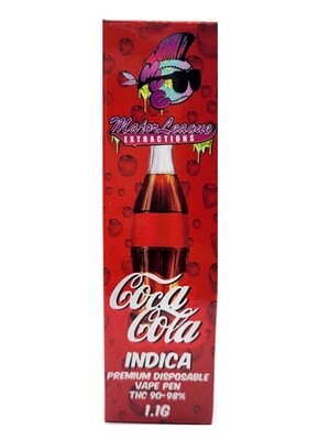 Major League Extractions – 1.1 G Disposable Vape Pen - Coca Cola