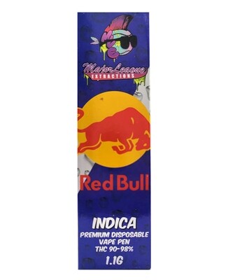 Major League - 1.1 G Disposable Vape Pen - Red Bull
