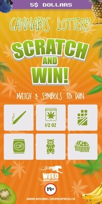 Weed Delivery Express Scratch Lottery!