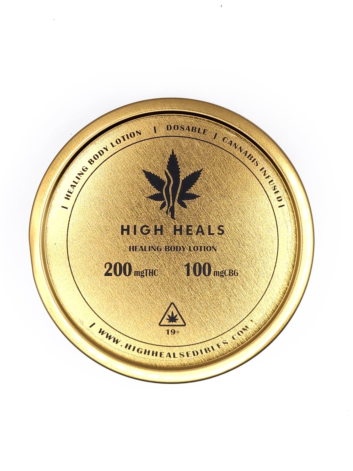 High Heals Edibles Healing Body CBG Cream