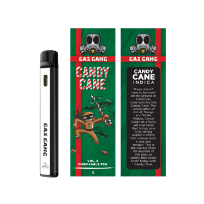 Gas Gang - 1 G Disposable Pen - Candy Cane - Indica