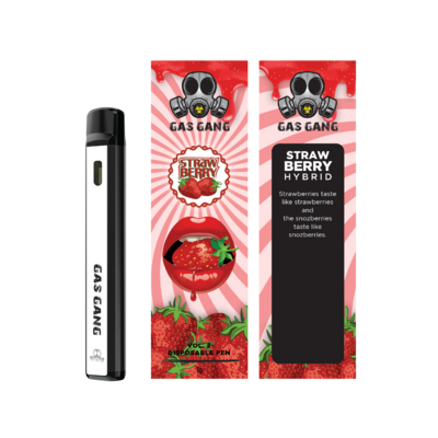 Gas Gang - 1 G Disposable Pen - Strawberry - Hybrid