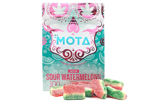 Mota Sour Watermelons 100 MG THC 20 MG CBD