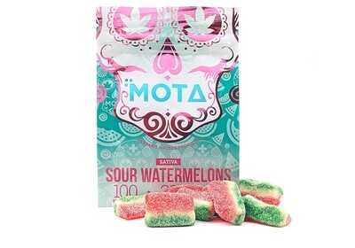 Mota Sour Watermelons 100 MG THC 20 MG CBD