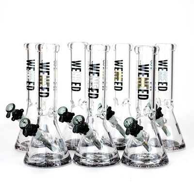 Weneed® 12" Borosilicate Glass Bong - 5mm thick