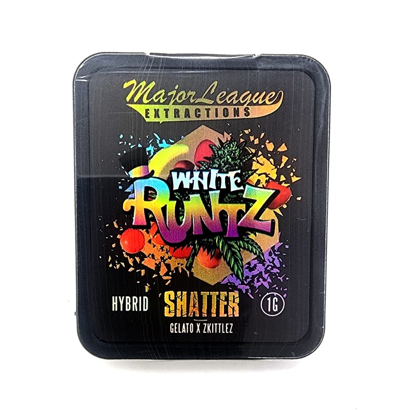 Major League Extractions White Runtz Hybrid Shatter