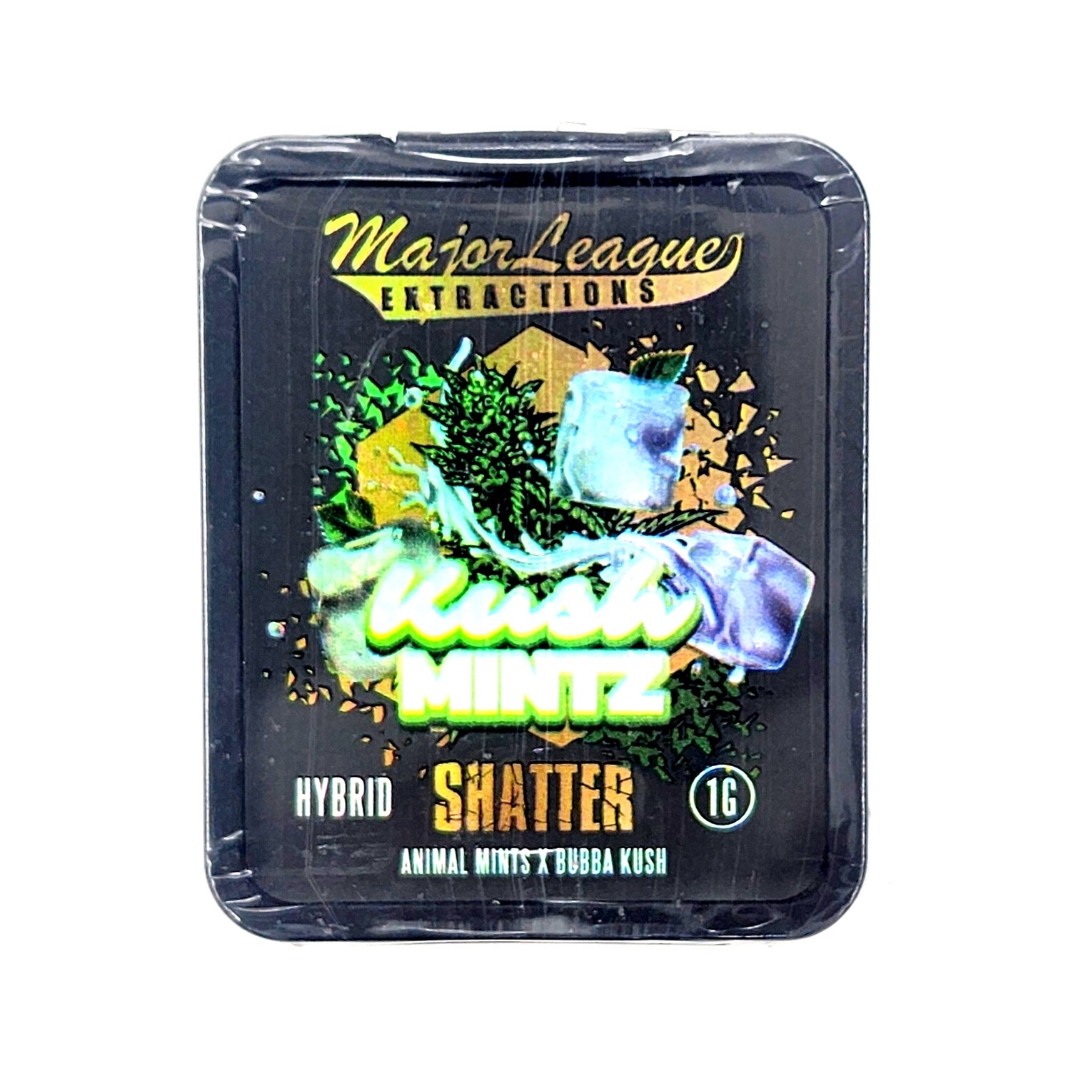 Major League Extractions Kush Mints Hybrid Shatter