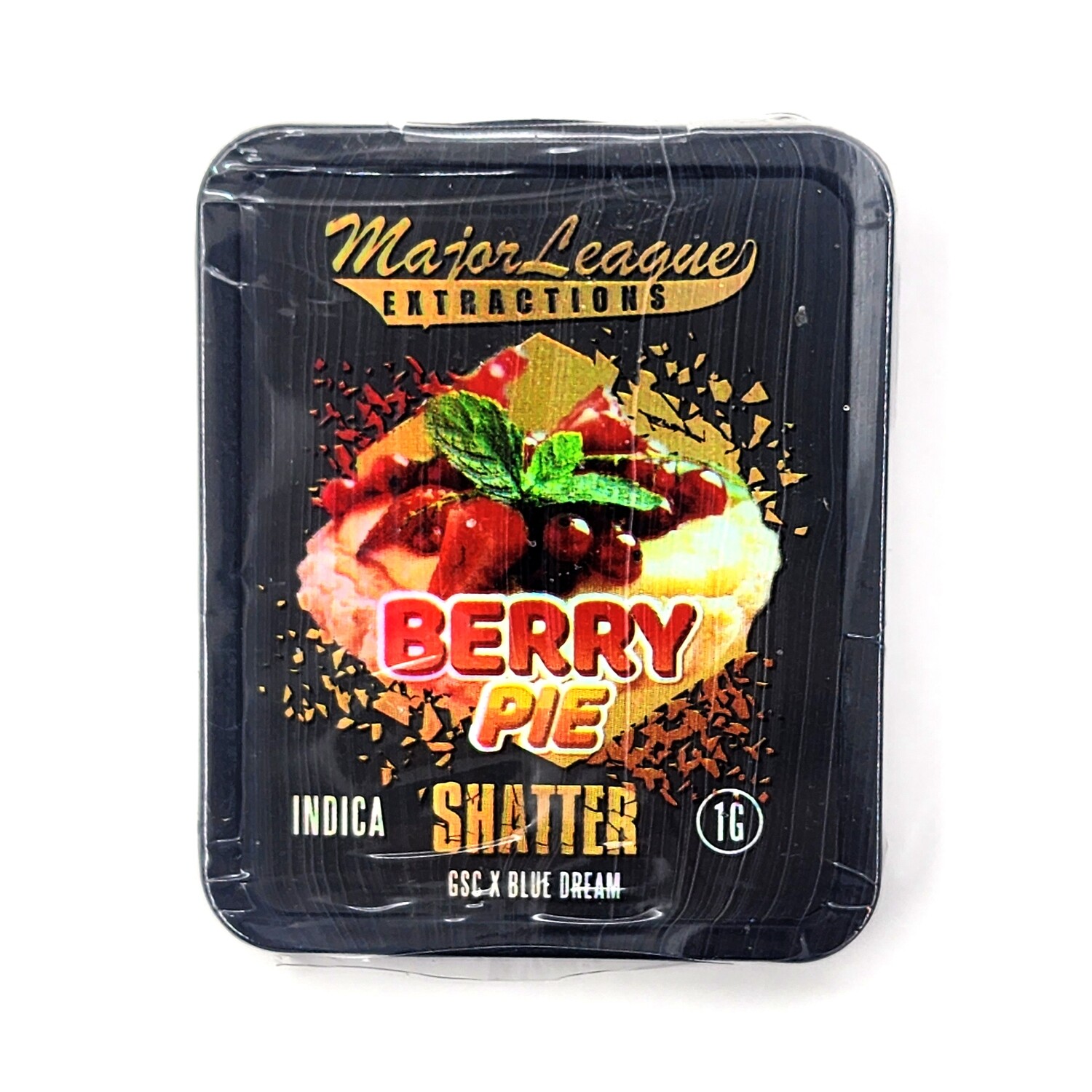 Major League Extractions Berry Pie Indica Shatter