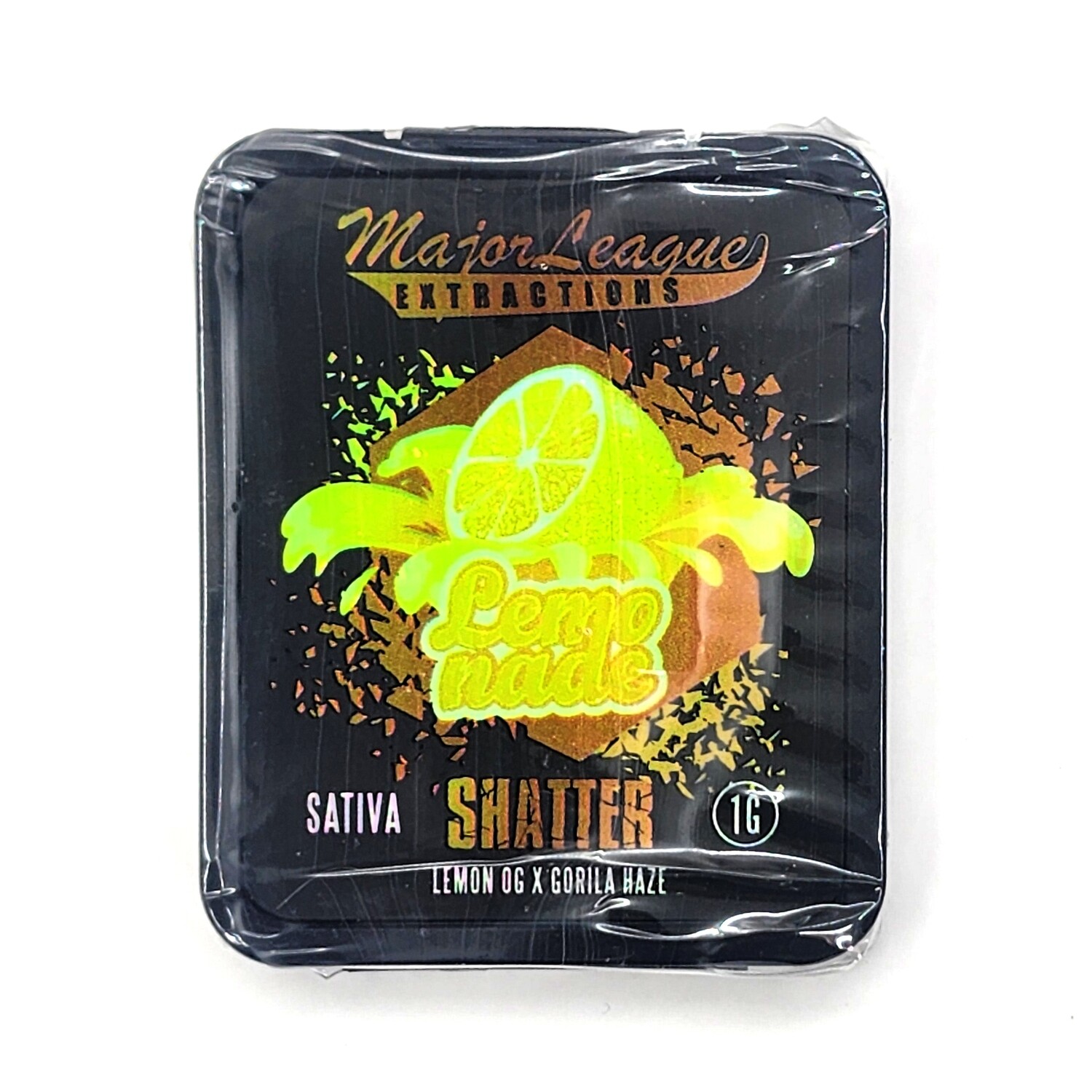 Major League Extractions Lemonade Sativa Shatter