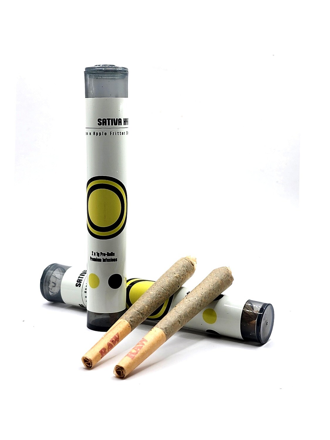 Cannons Shatter Pre-Rolls - White Rhino X Apple Fritter - 2 x 1G - Hybrid