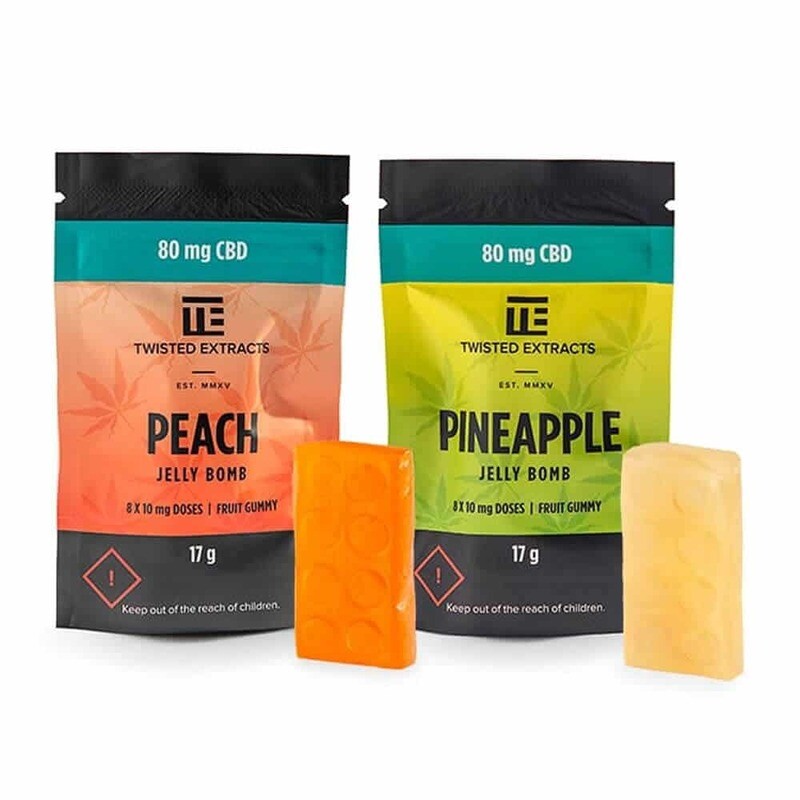 Twisted Extracts CBD Jelly Bombs - 80 MG CBD