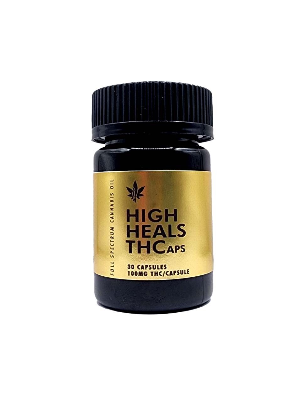 High Heals Edibles 100 MG THC Capsules