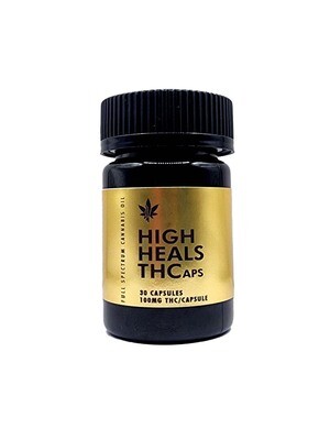 High Heals Edibles 100 MG THC Capsules