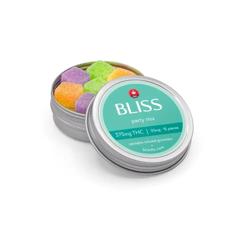 Bliss Edibles Gummies - 375mg THC