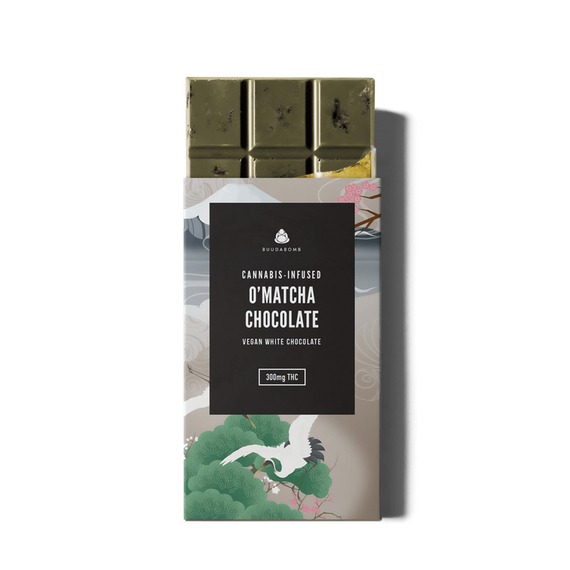 Buudabomb O'Matcha 300mg Chocolate Bar