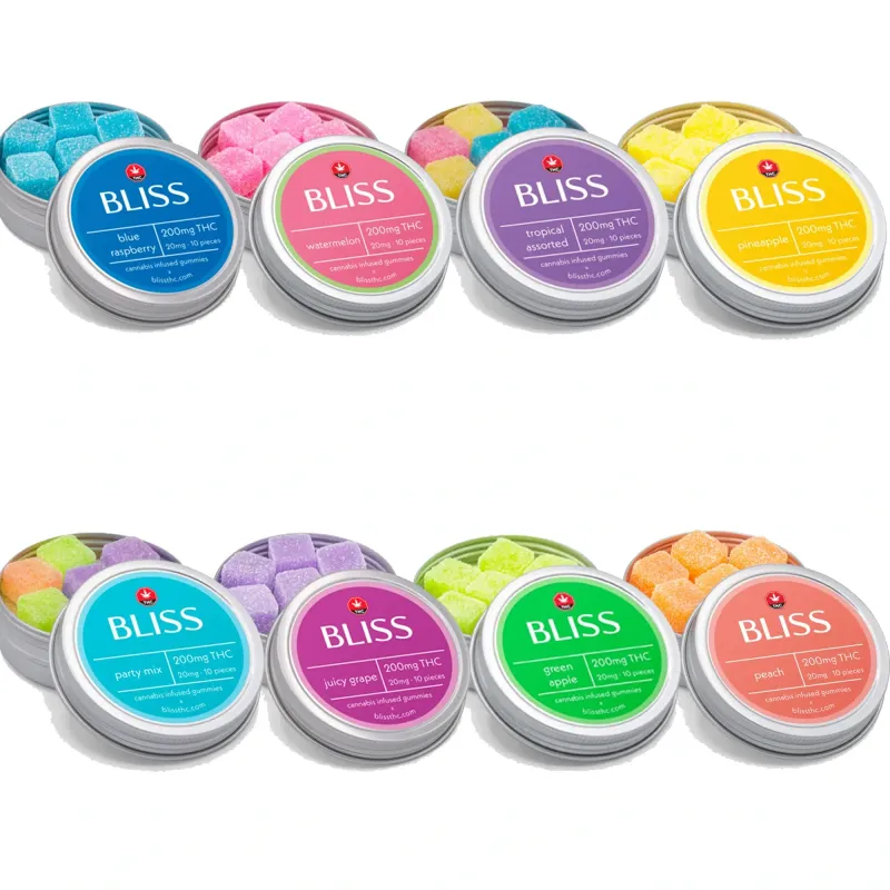 Bliss Edibles Gummies - 250mg THC