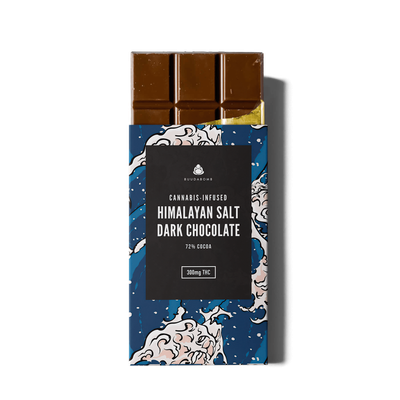 Buudabomb Himalayan Salt Dark Chocolate 300mg Chocolate Bar
