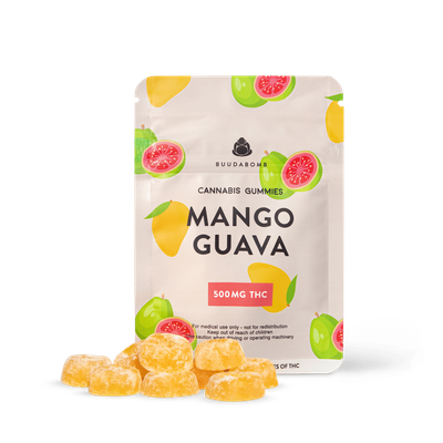 Buudabomb Mango-Guava Gummies - 500mg THC