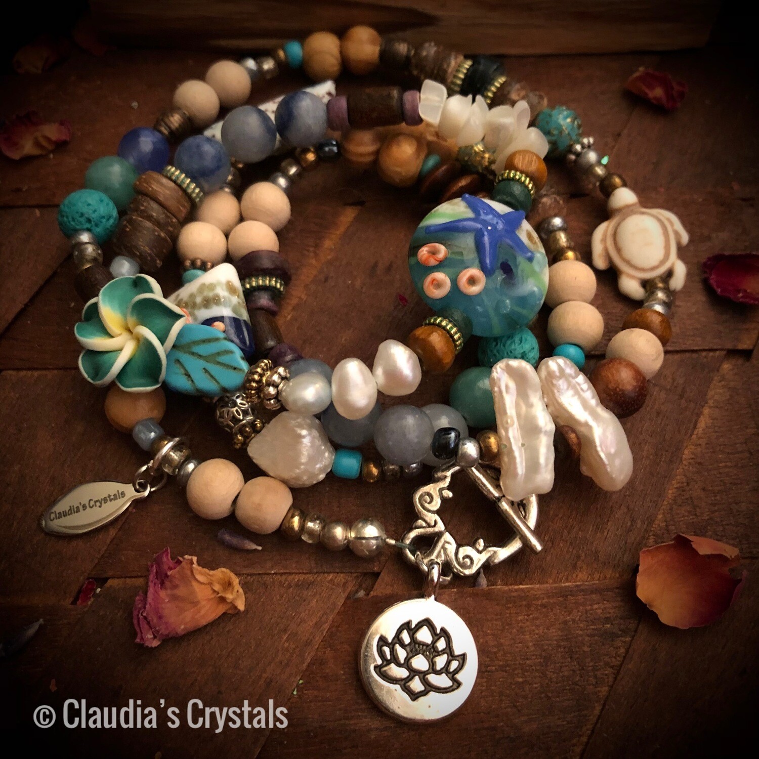 BOHO - Bracelet or Long Necklace - Strength &amp; Communication