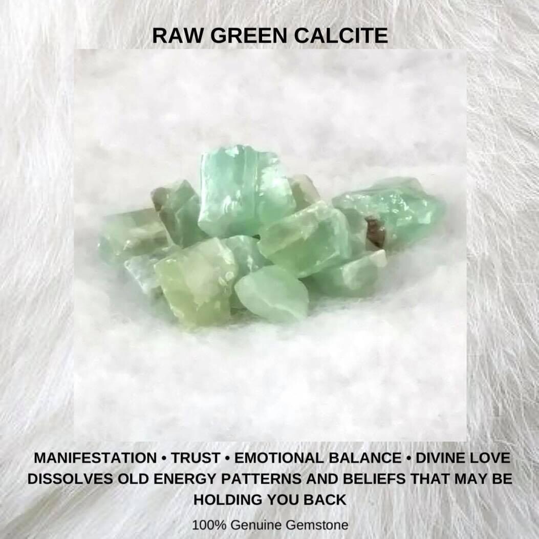 GREEN CALCITE - RAW