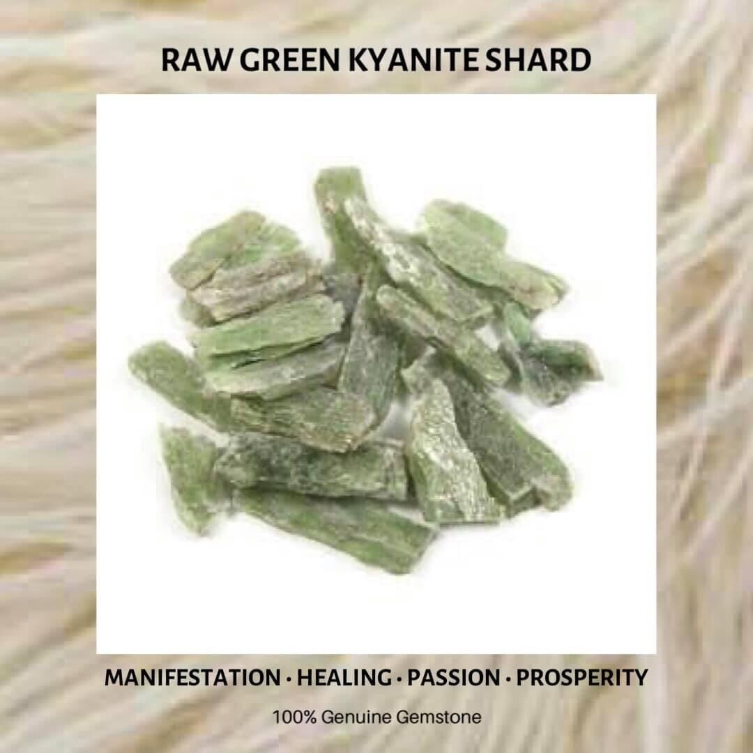 GREEN KYANITE SHARDS (Very Rare)