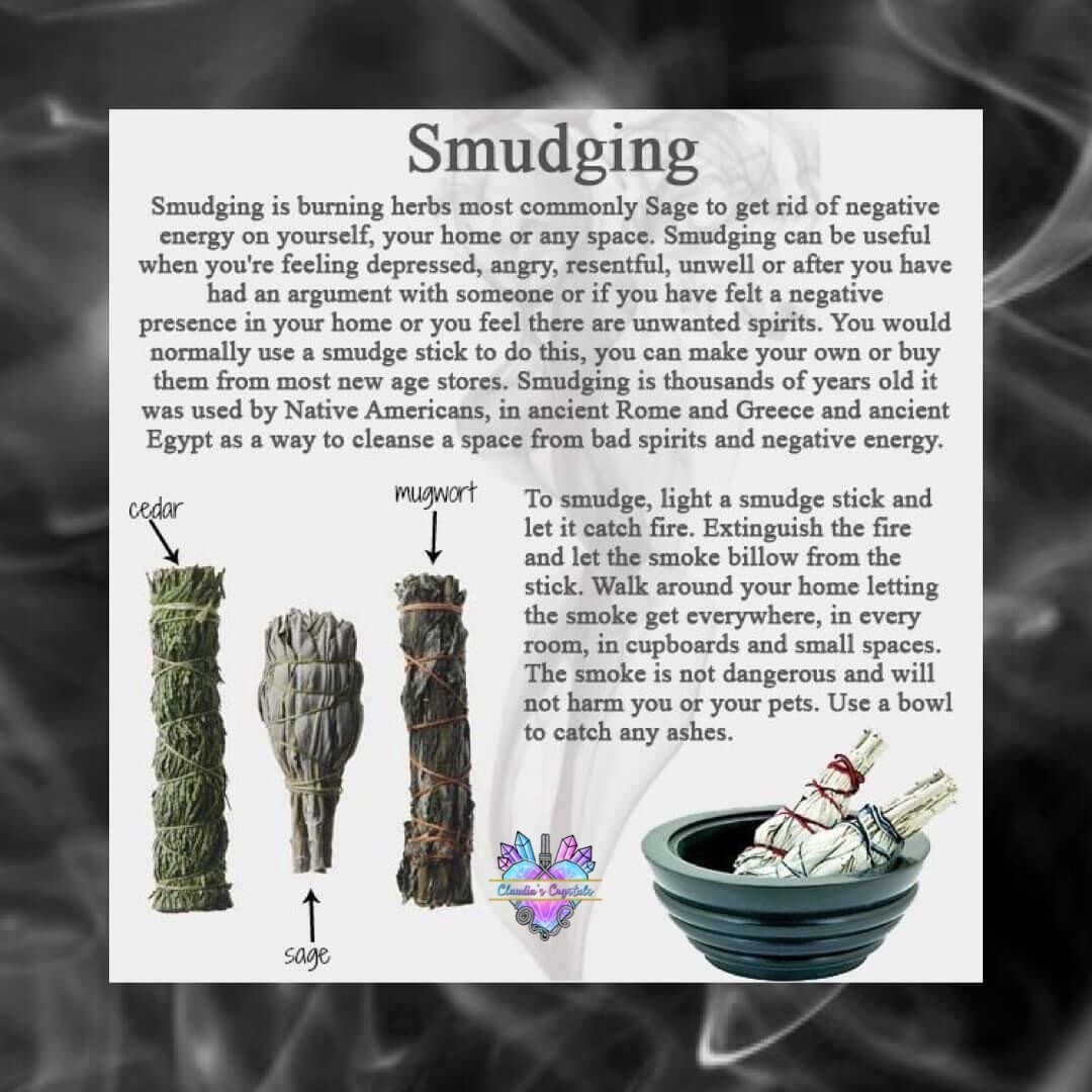 SAGE - CEDAR SAGE WITH 3” ABALONE SHELL
