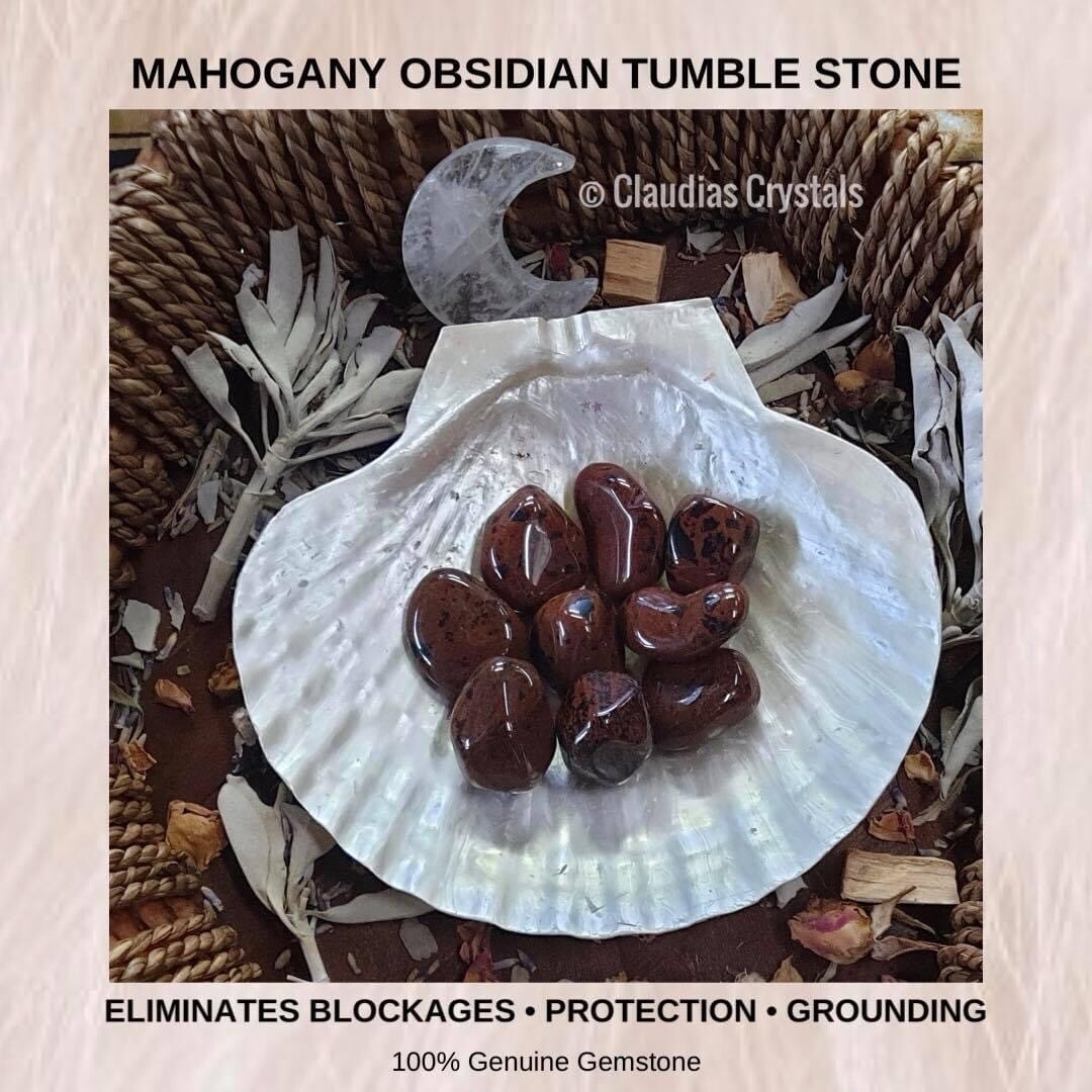 MAHOGANY OBSIDIAN - (Med)