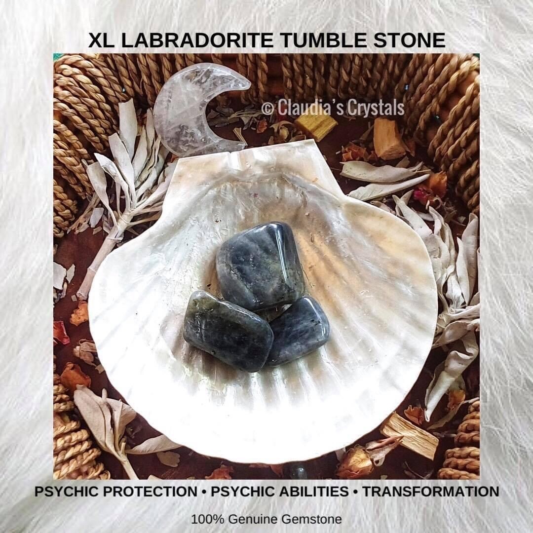 LABRADORITE - Tumbled Stone - Extra Large