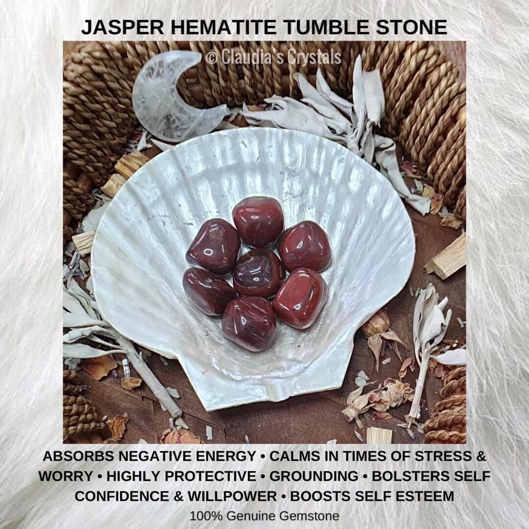 JASPER HEMATITE - (Med)