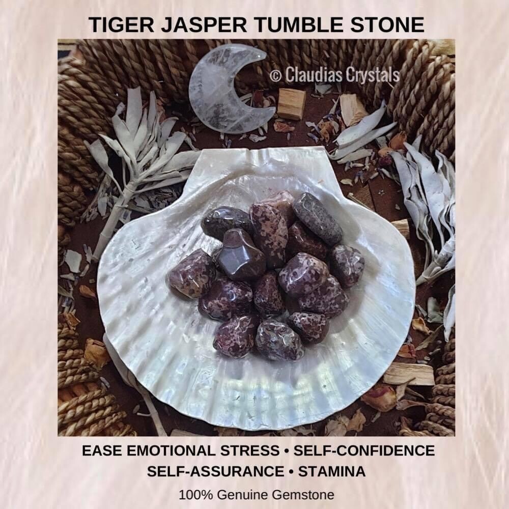 TIGER  JASPER - (Med)