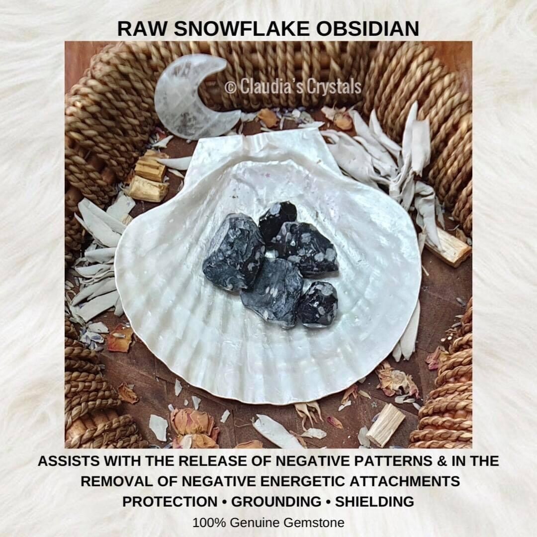 SNOWFLAKE OBSIDIAN - RAW