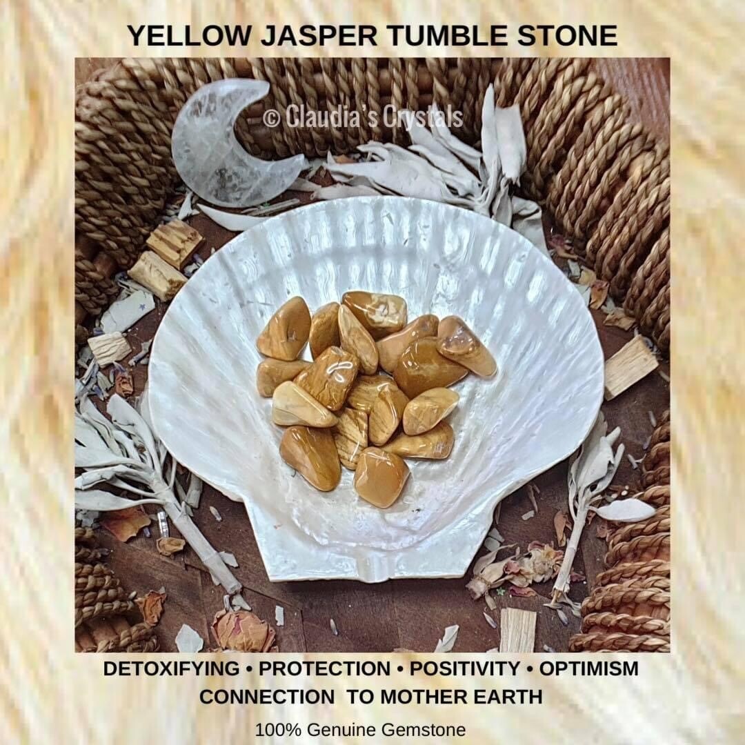 YELLOW JASPER - (Med)