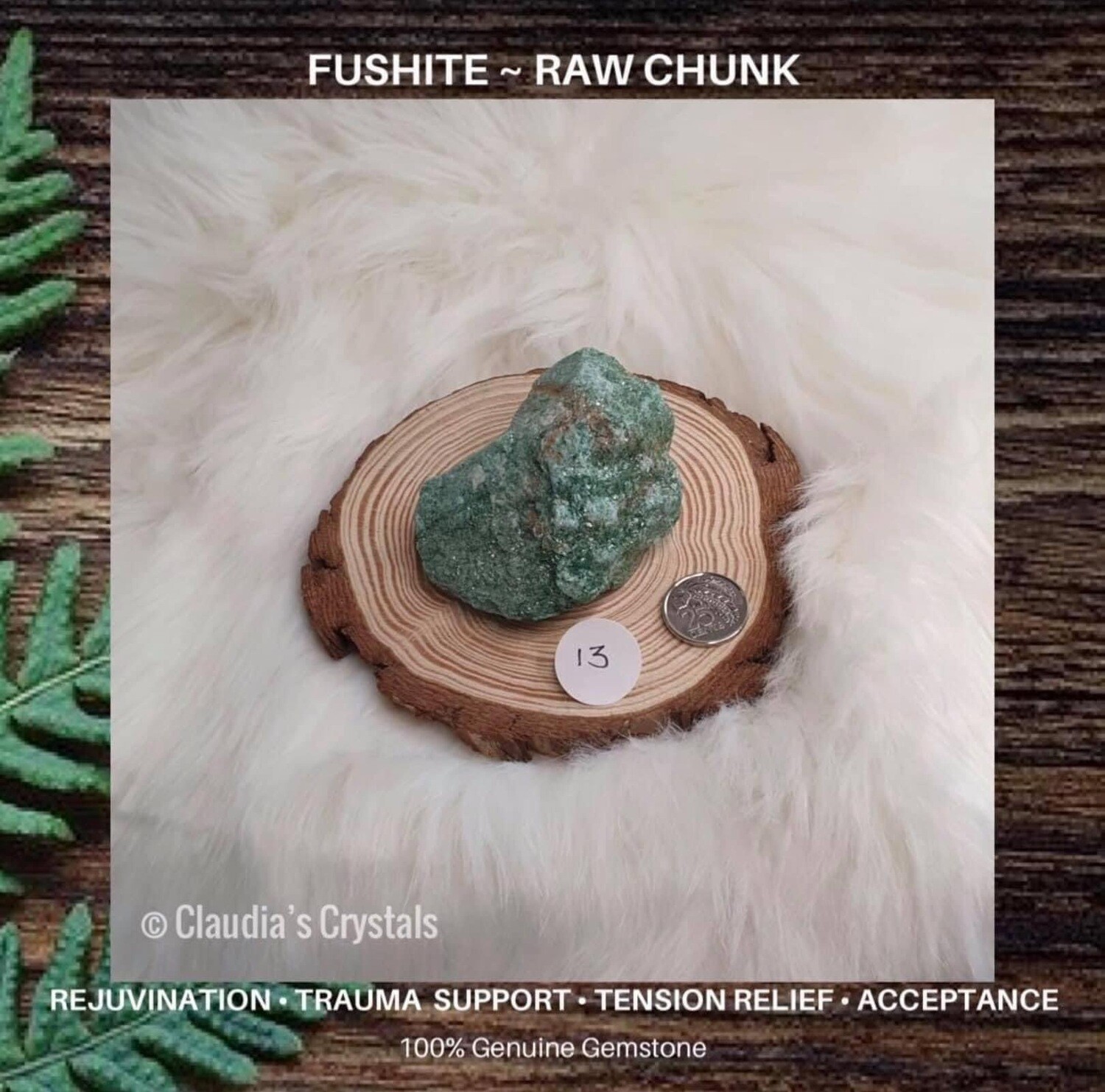 RUBY FUCHSITE - PALM SIZED CHUNK