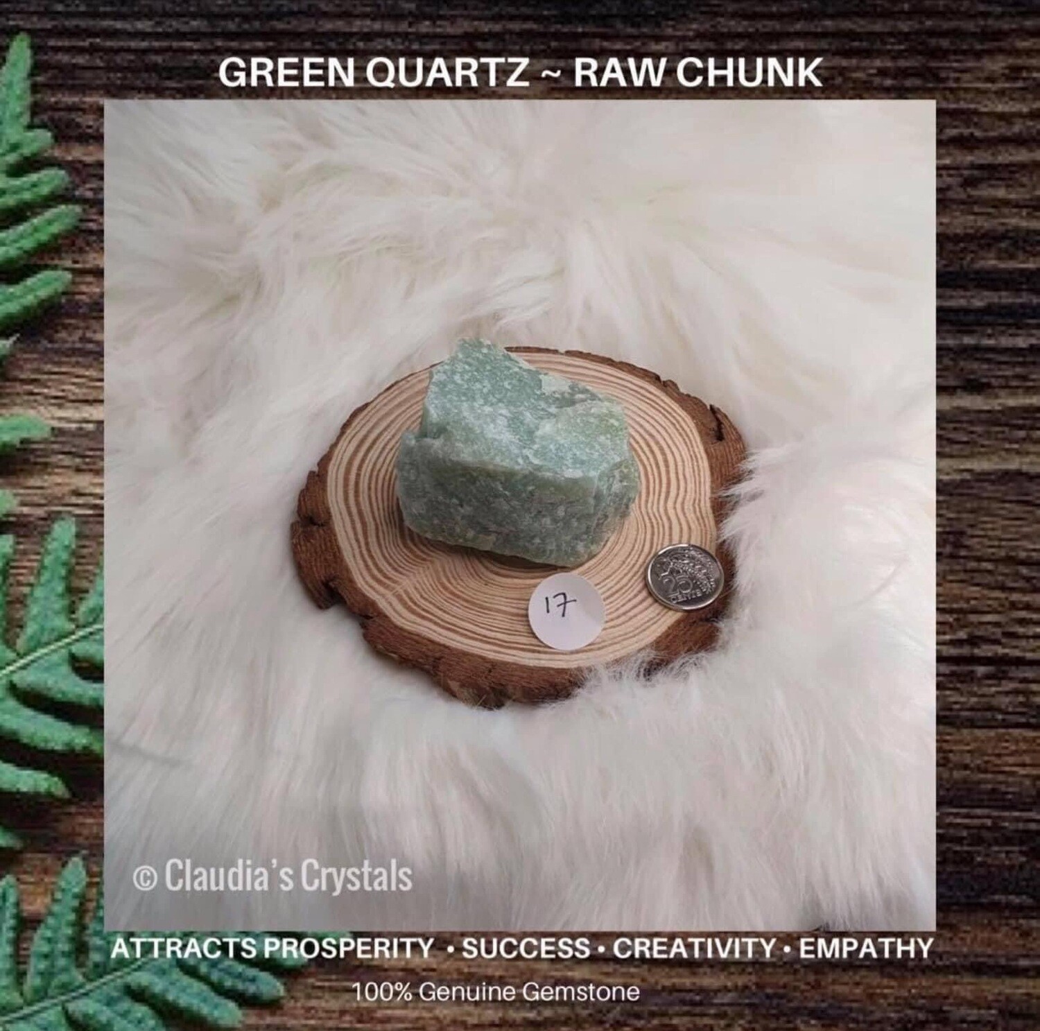 GREEN QUARTZ - PALM SIZED CHUNK