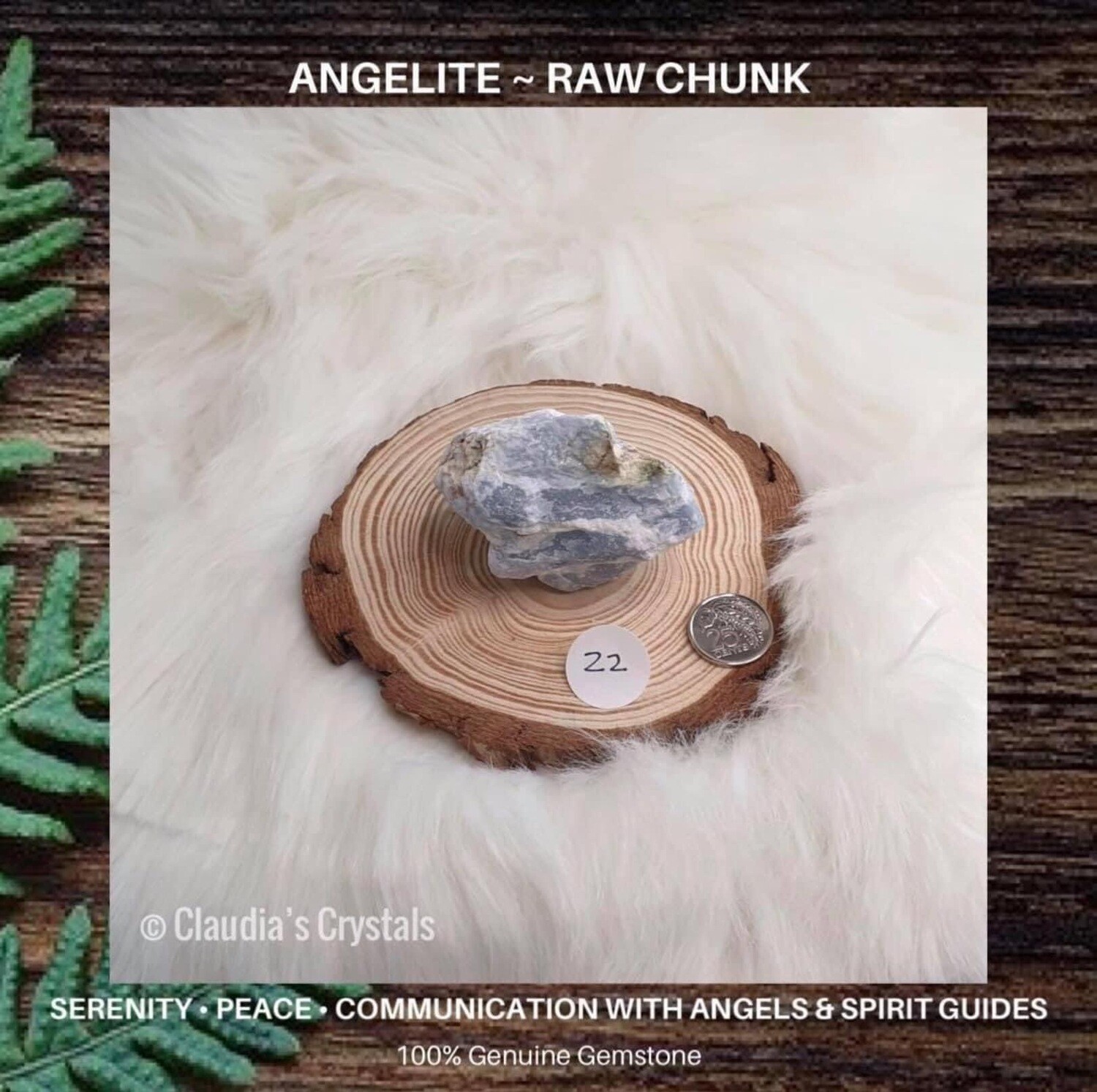ANGELITE - PALM SIZED CHUNK