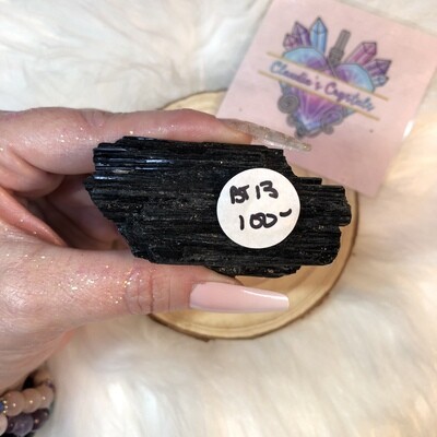 BLACK TOURMALINE LOG - 6.5cm
