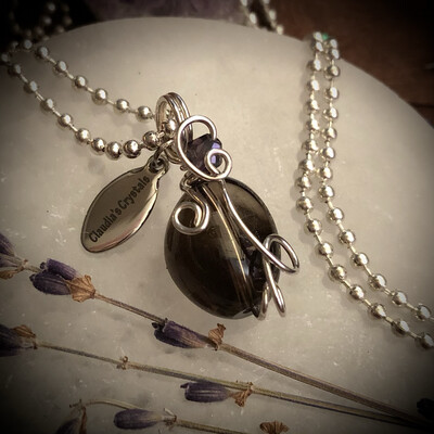 SMOKY QUARTZ - Crystal Therapy Pendant – Sterling Silver