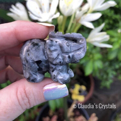 PICASSO JASPER ELEPHANT - 1.5&quot;